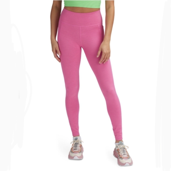 Sweaty Betty Leggings Super Sculpt High Rise 7/8 Side Pocket Pink M (8/10) NWT - Picture 1 of 16